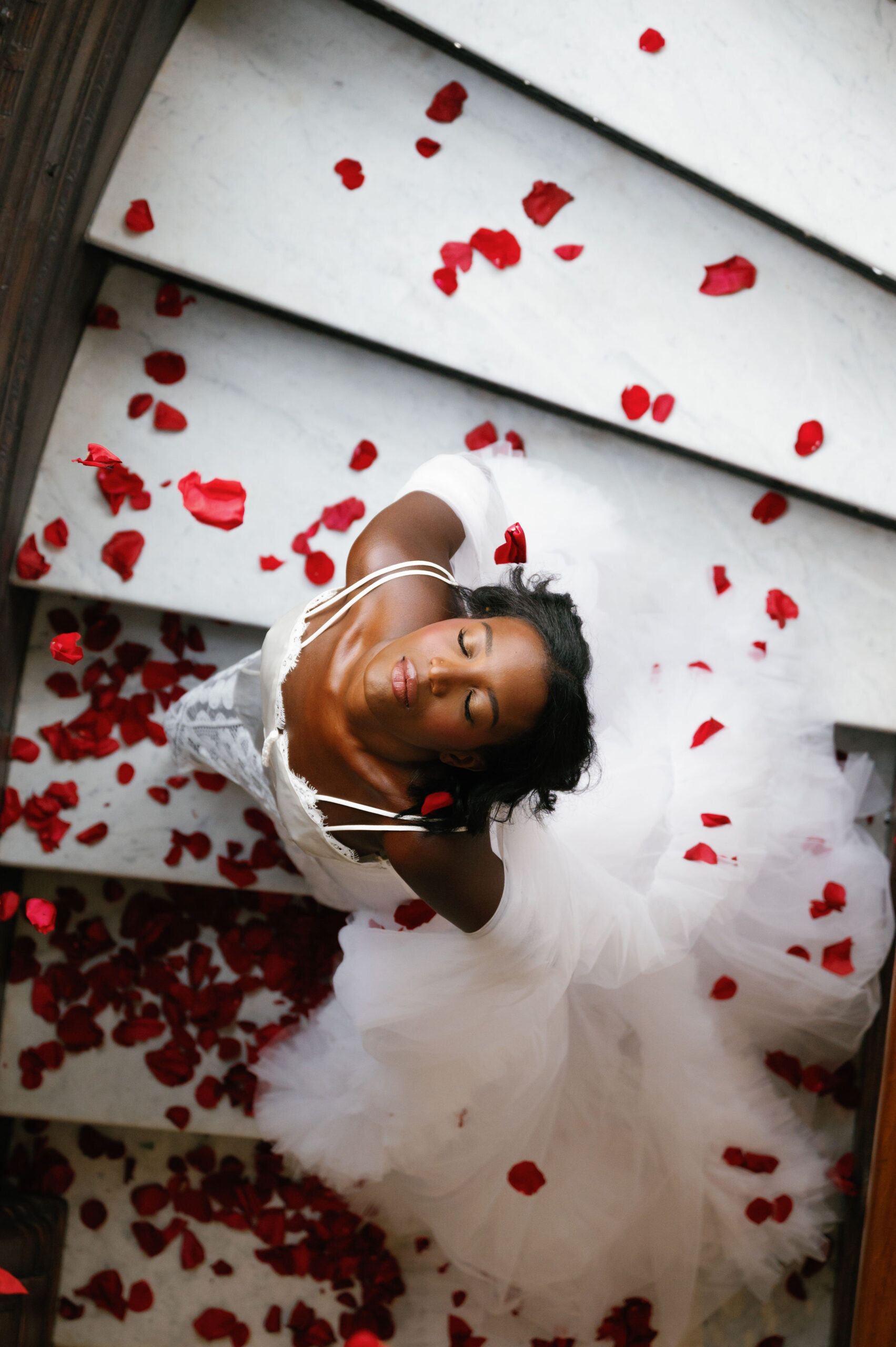 A romantic boudoir session at The Rookery in Chicago, IL.