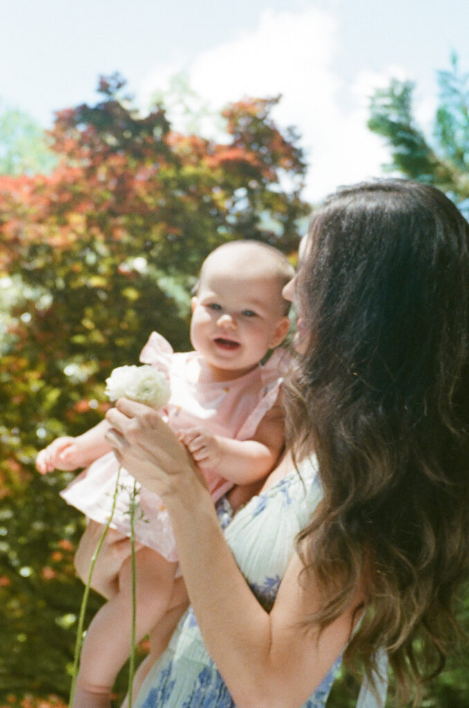 Tags Photography captures a mommy and me session in Atlanta, GA on 35mm film.