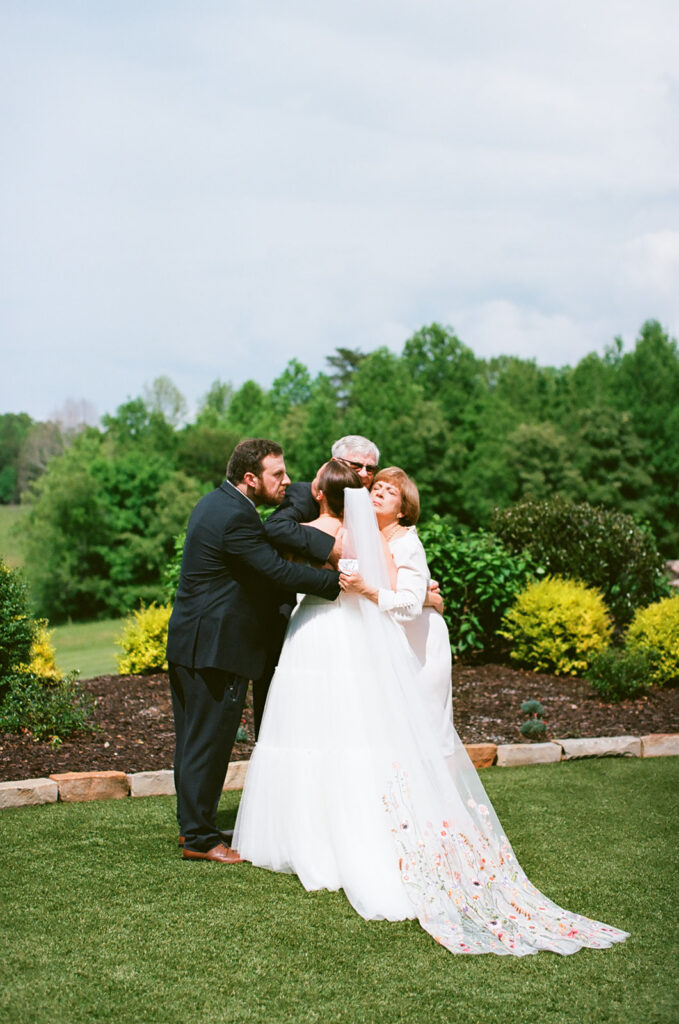 Tags Photography captures a rainy Spring Wedding at Meadows at Mossy Creek.