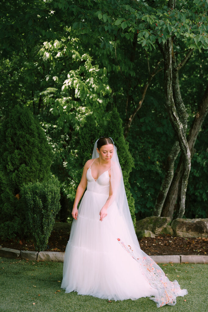 Tags Photography captures a rainy Spring Wedding at Meadows at Mossy Creek.