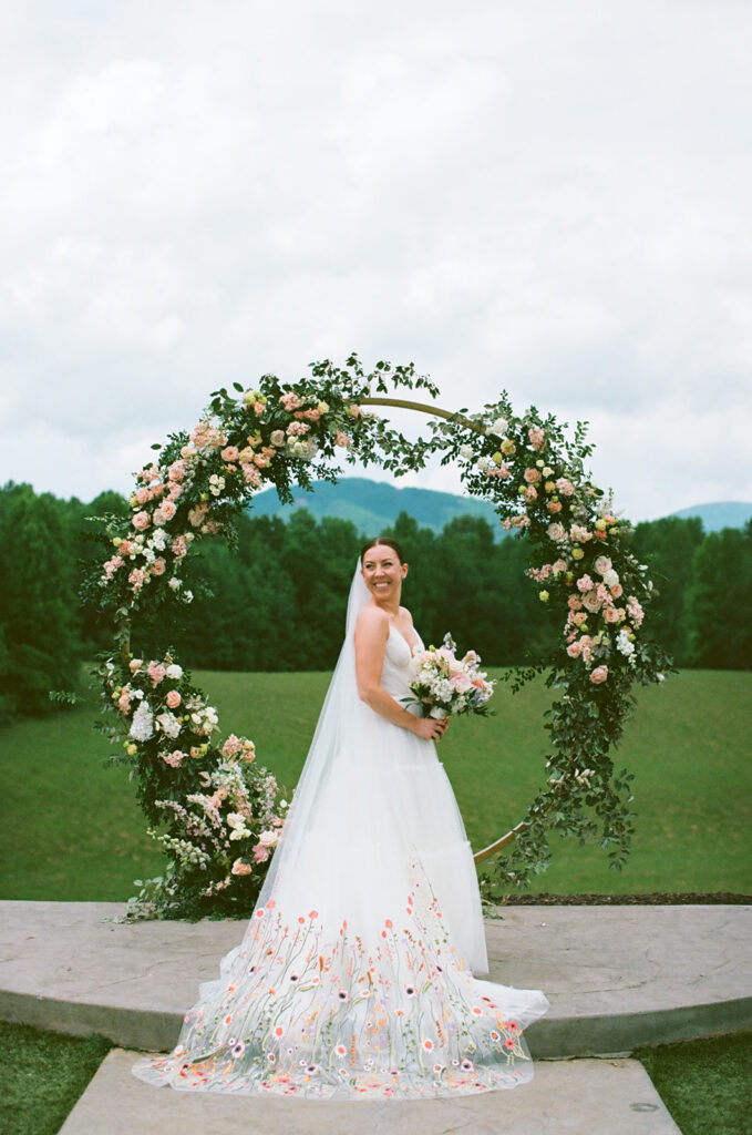 Tags Photography captures a rainy Spring Wedding at Meadows at Mossy Creek.