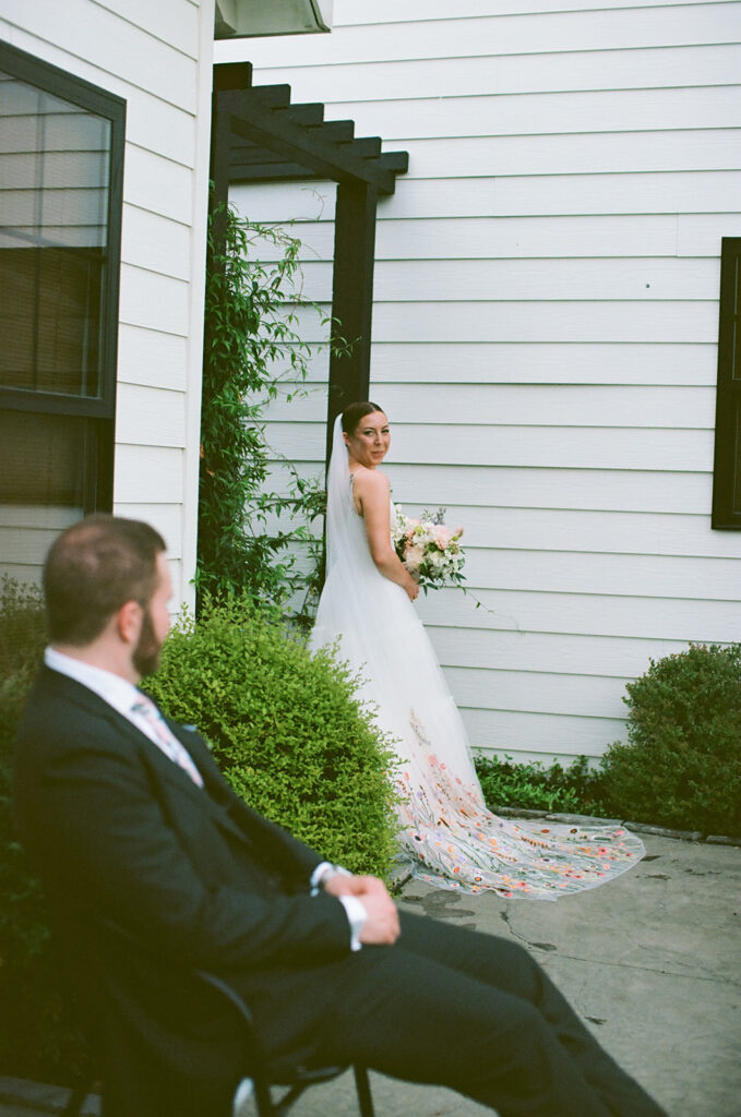 Tags Photography captures a rainy Spring Wedding at Meadows at Mossy Creek.