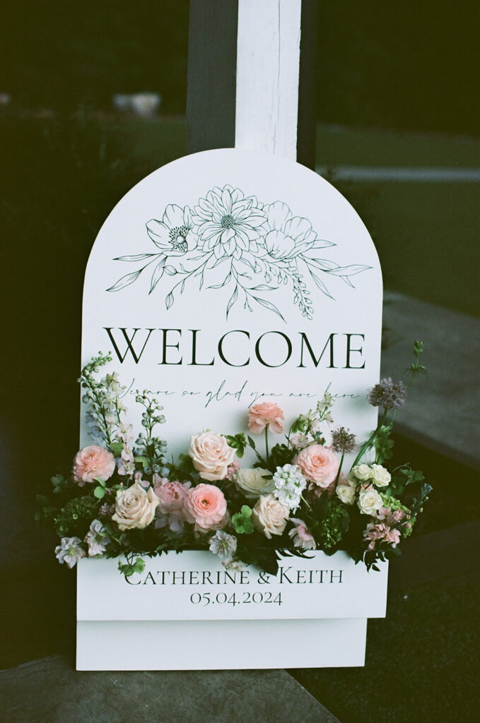 Tags Photography captures a rainy Spring Wedding at Meadows at Mossy Creek.