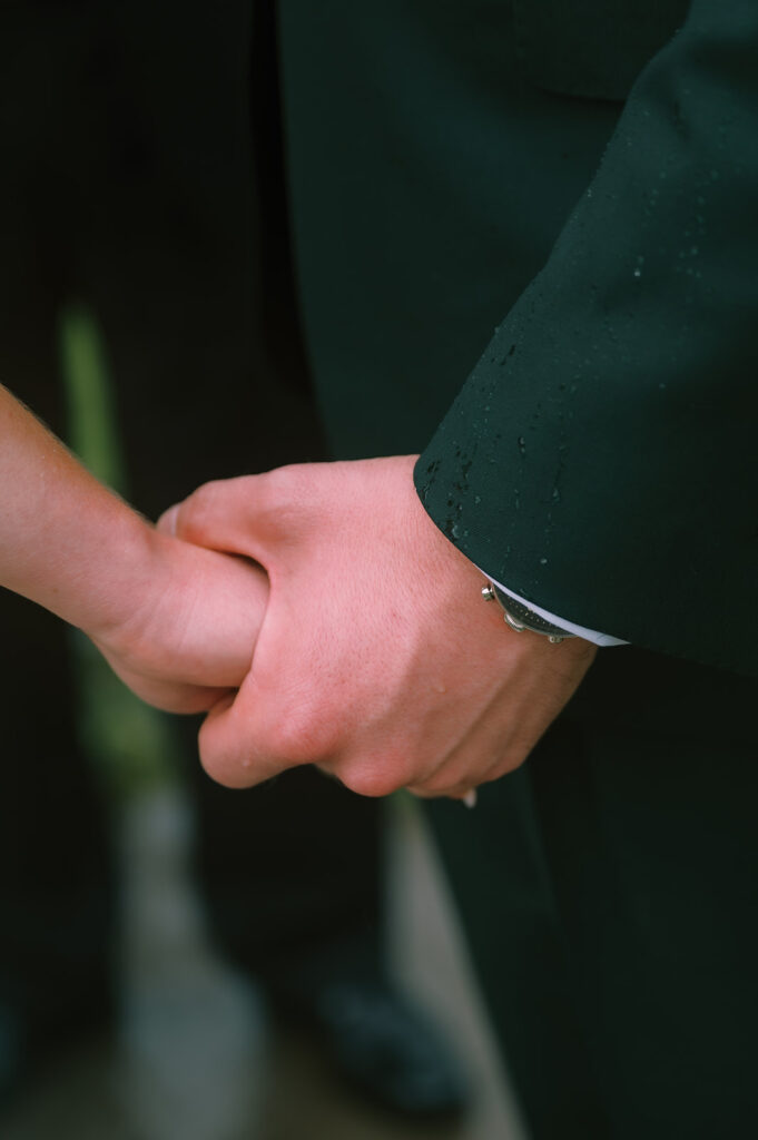 Tags Photography captures a rainy Spring Wedding at Meadows at Mossy Creek.