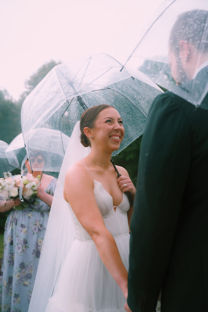 Tags Photography captures a rainy Spring Wedding at Meadows at Mossy Creek.