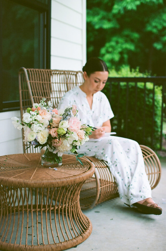 Tags Photography captures a rainy Spring Wedding at Meadows at Mossy Creek.