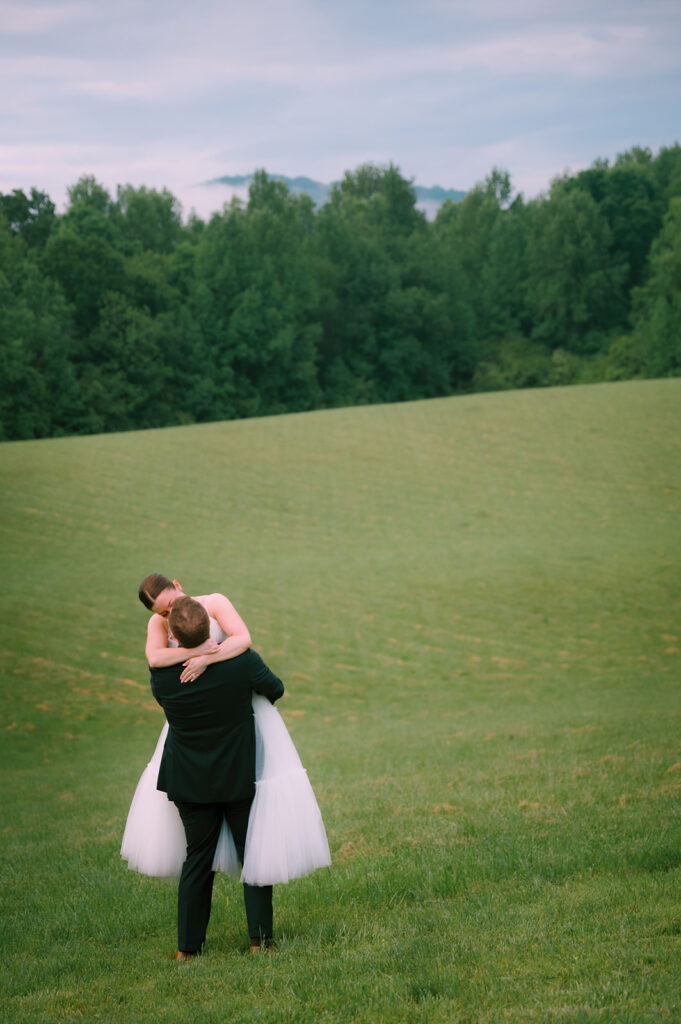 Tags Photography captures a rainy Spring Wedding at Meadows at Mossy Creek.