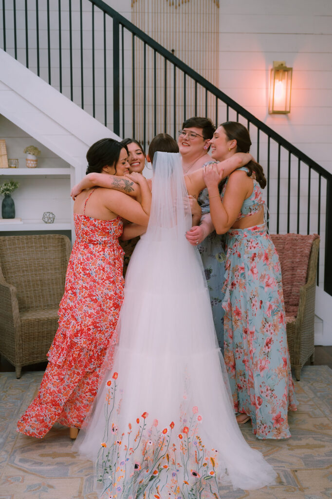 Tags Photography captures a rainy Spring Wedding at Meadows at Mossy Creek.